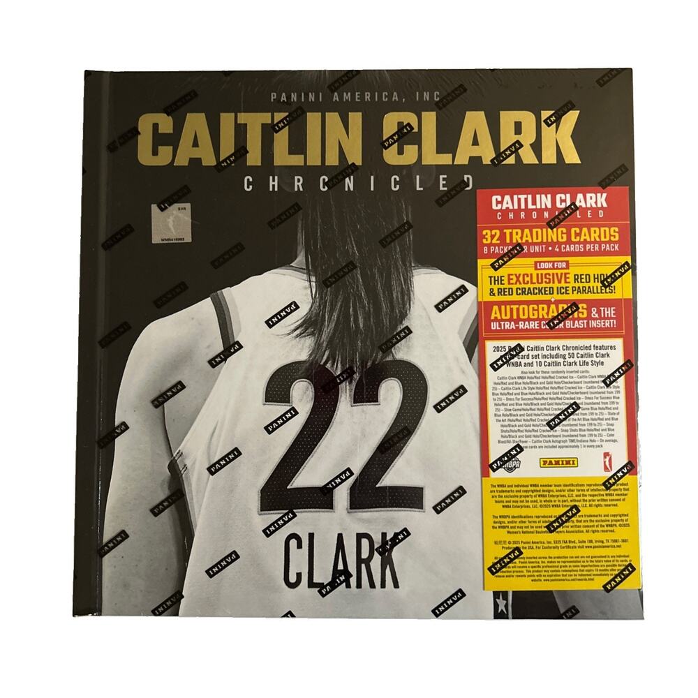2025 Panini Caitlin Clark Chronicled Book Target Exclusive New & Factory Sealed